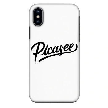 Obal pro Apple iPhone X/XS - Picasee - old logo - black