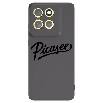 Picasee silikonový černý obal pro Motorola Moto G86 5G - Picasee - old logo - black