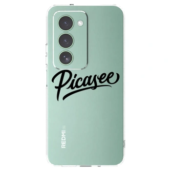 Picasee silikonový průhledný obal pro Xiaomi Redmi 15 5G - Picasee - old logo - black