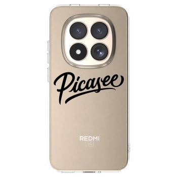 Picasee silikonový průhledný obal pro Xiaomi Redmi Note 15 Pro 4G - Picasee - old logo - black