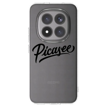 Picasee silikonový průhledný obal pro Xiaomi Redmi Note 15 Pro+ - Picasee - old logo - black