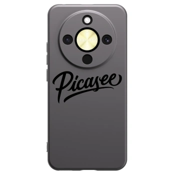 Picasee silikonový černý obal pro Honor Magic8 Lite 5G - Picasee - old logo - black