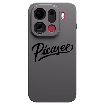 Picasee silikonový černý obal pro OPPO Find X9 Pro - Picasee - old logo - black