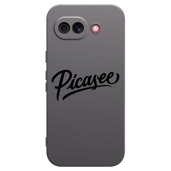 Picasee silikonový černý obal pro Google Pixel 10a - Picasee - old logo - black
