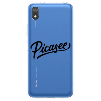 Picasee silikonový průhledný obal pro Xiaomi Redmi 7A - Picasee - old logo - black