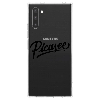 Picasee silikonový průhledný obal pro Samsung Galaxy Note 10 N970F - Picasee - old logo - black