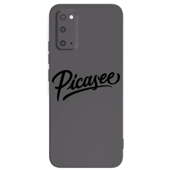 Picasee silikonový černý obal pro Samsung Galaxy S20 G980F - Picasee - old logo - black