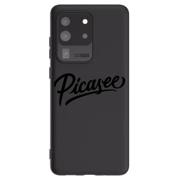 Picasee silikonový černý obal pro Samsung Galaxy S20 Ultra 5G G988F - Picasee - old logo - black