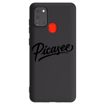 Picasee silikonový černý obal pro Samsung Galaxy A21s - Picasee - old logo - black