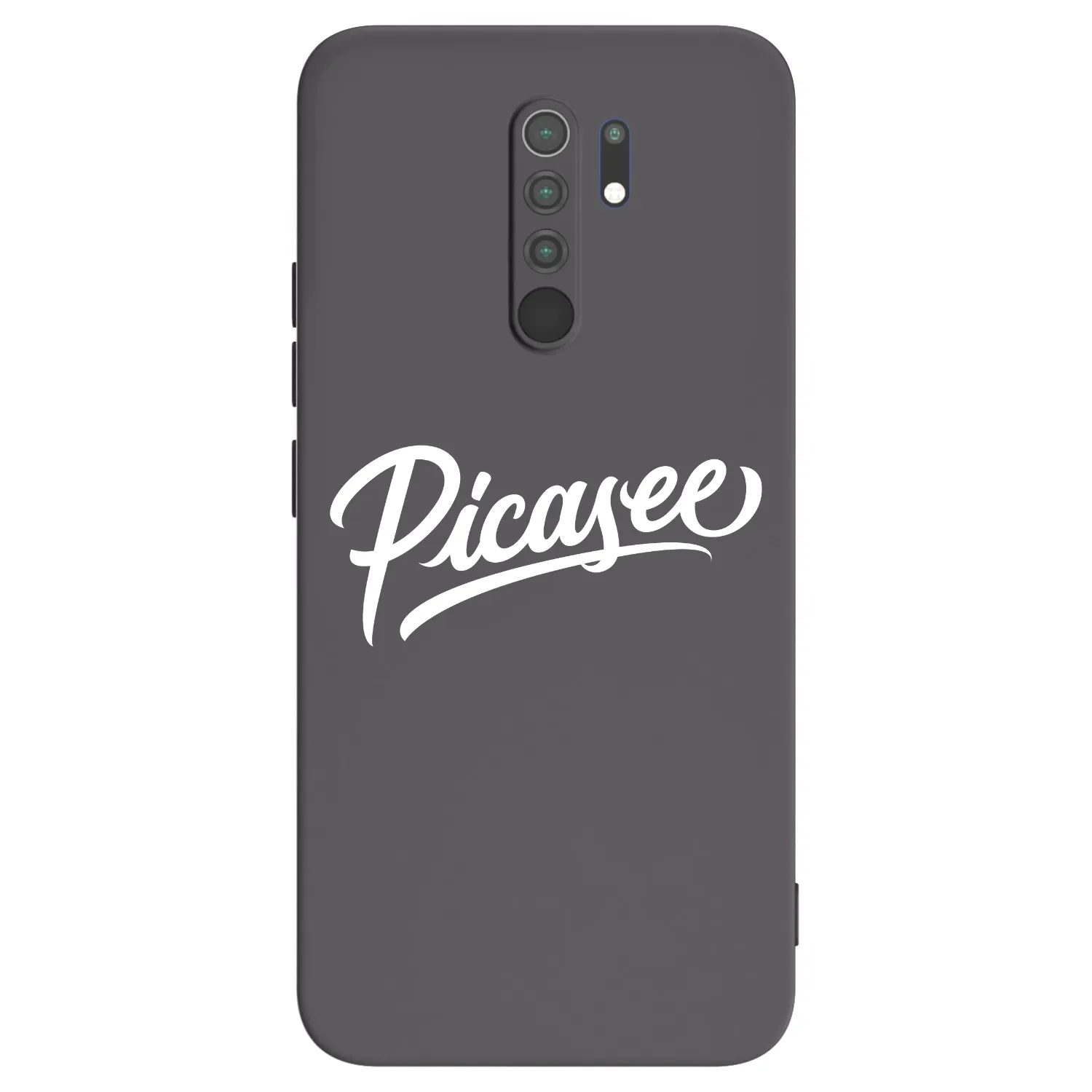 Picasee silikonový černý obal pro Xiaomi Redmi 9 - Picasee - old logo - white