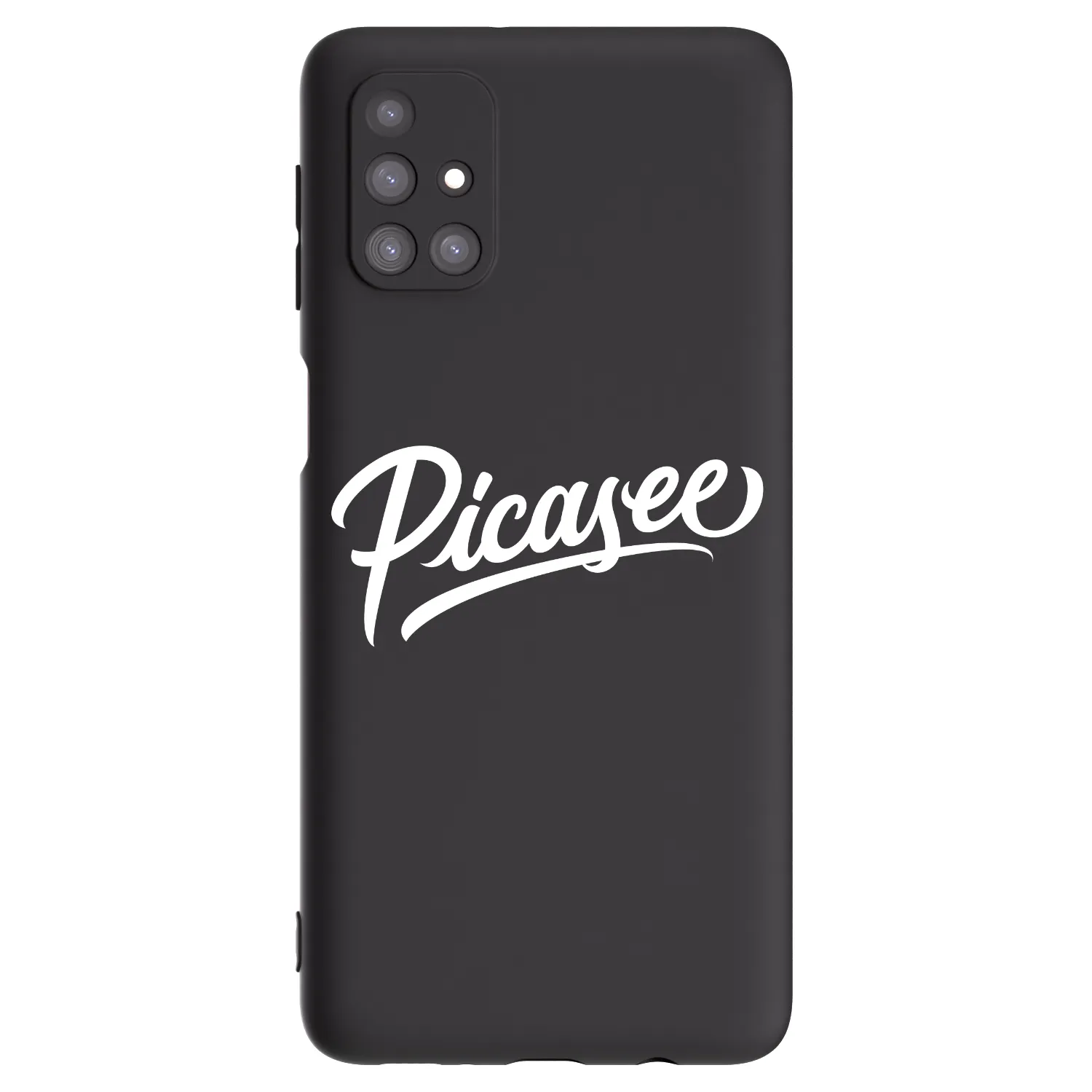 Picasee silikonový černý obal pro Samsung Galaxy M31s - Picasee - old logo - white