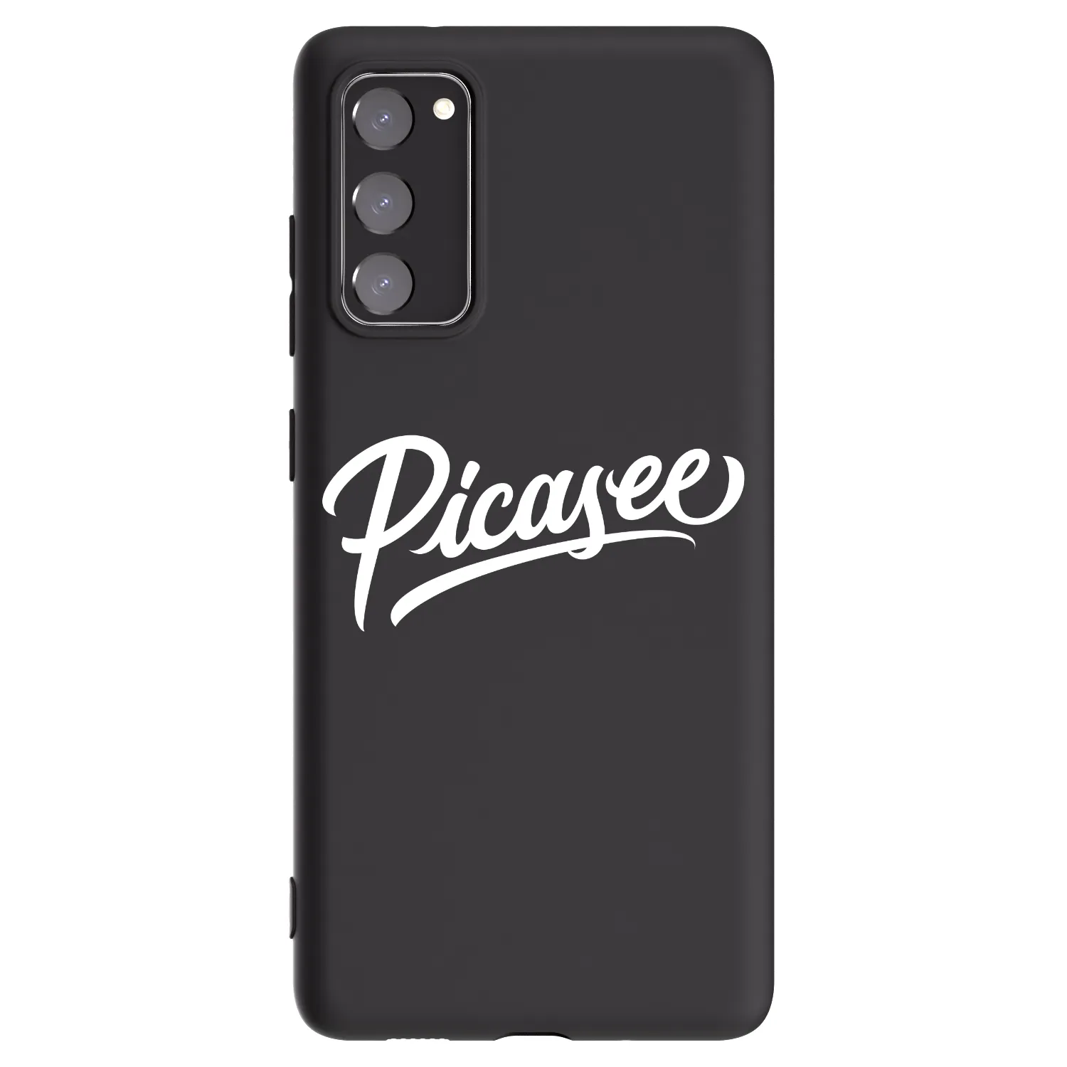 Picasee silikonový černý obal pro Samsung Galaxy S20 FE - Picasee - old logo - white
