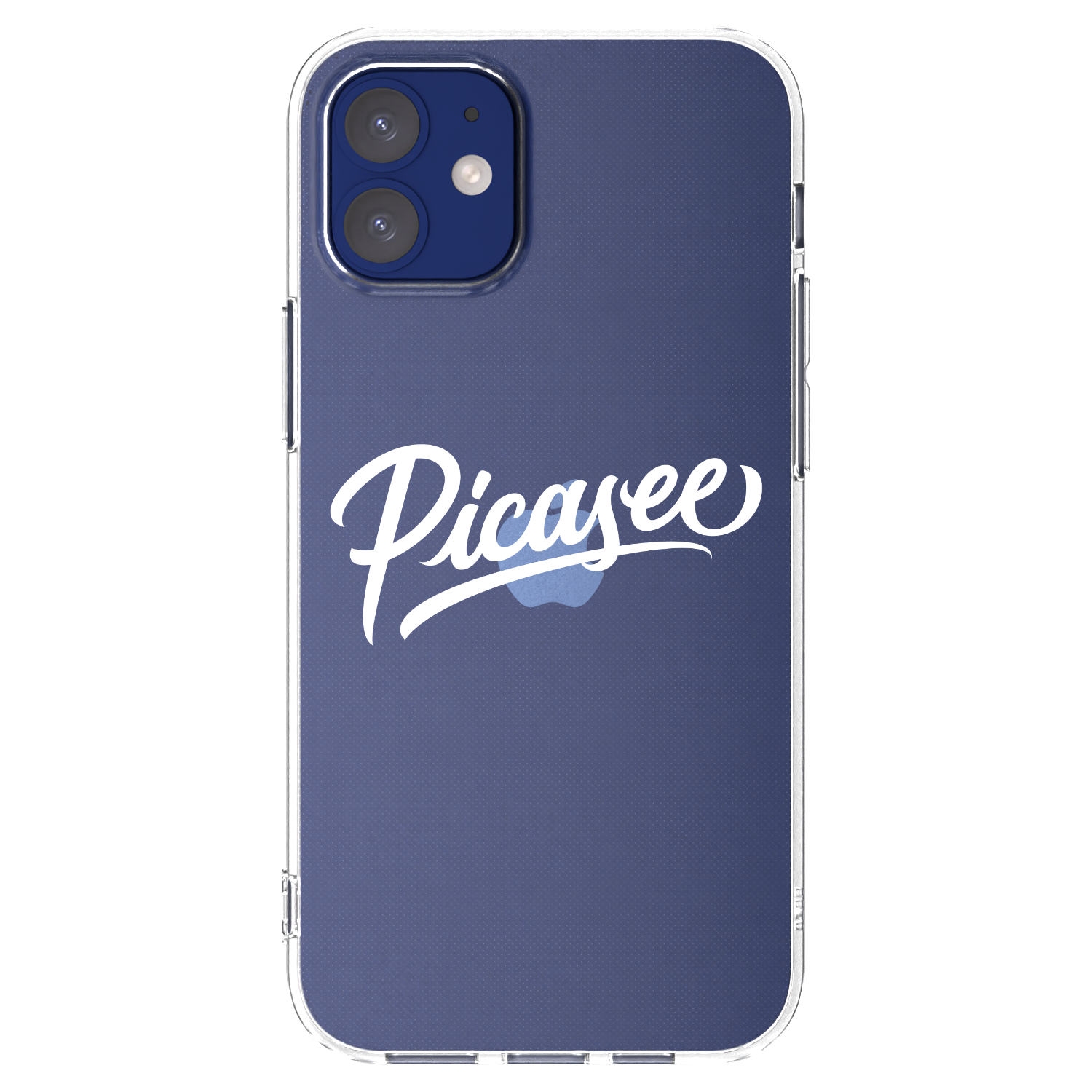 Picasee silikonový průhledný obal pro Apple iPhone 12 mini - Picasee - old logo - white