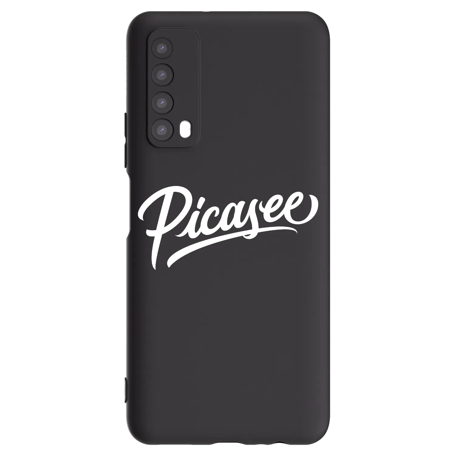 Picasee silikonový černý obal pro Huawei P Smart 2021 - Picasee - old logo - white