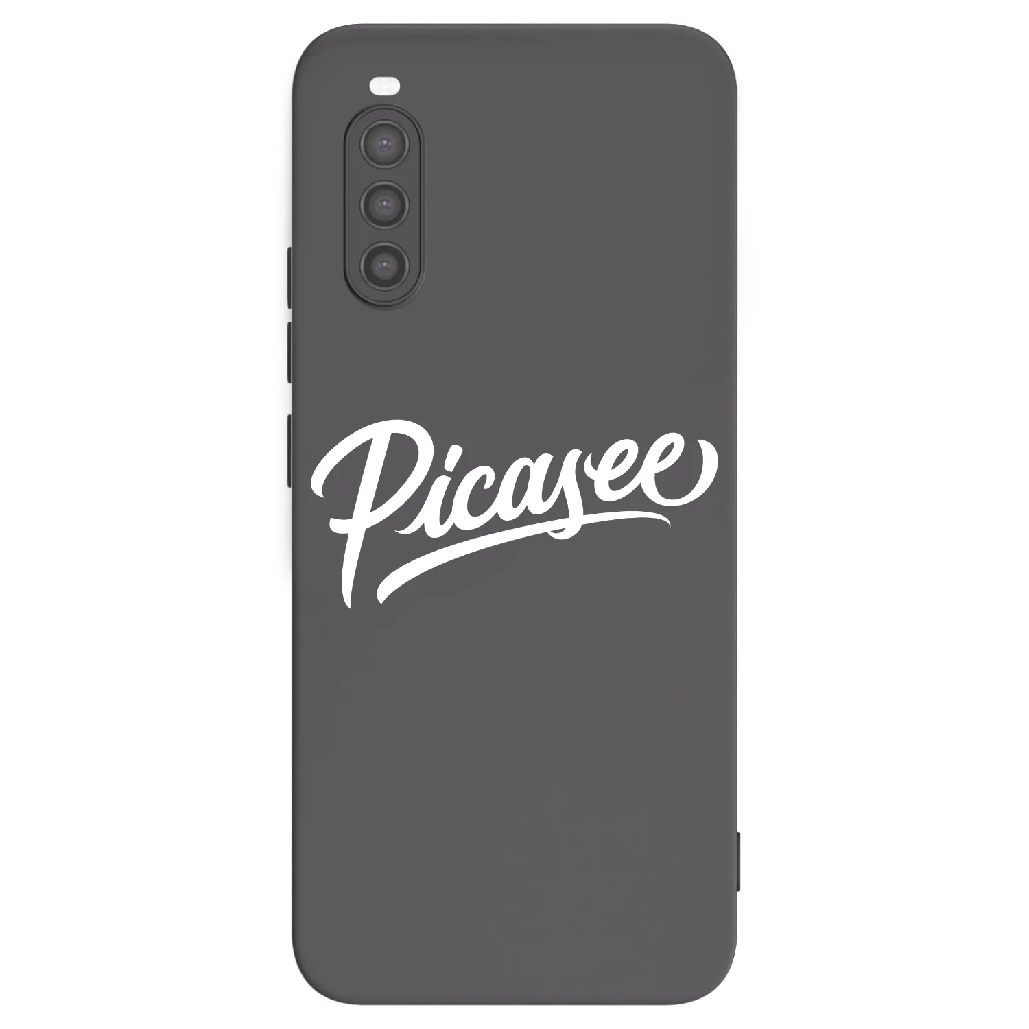 Picasee silikonový černý obal pro Sony Xperia 10 II - Picasee - old logo - white