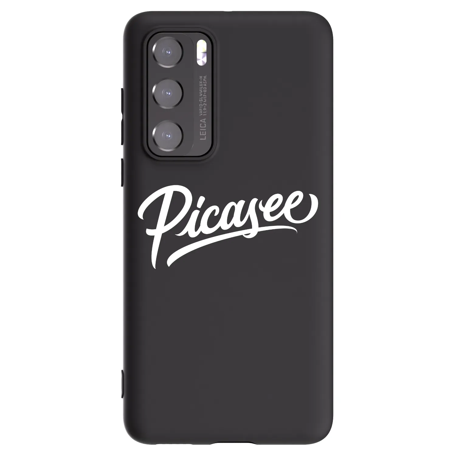 Picasee silikonový černý obal pro Huawei P40 - Picasee - old logo - white