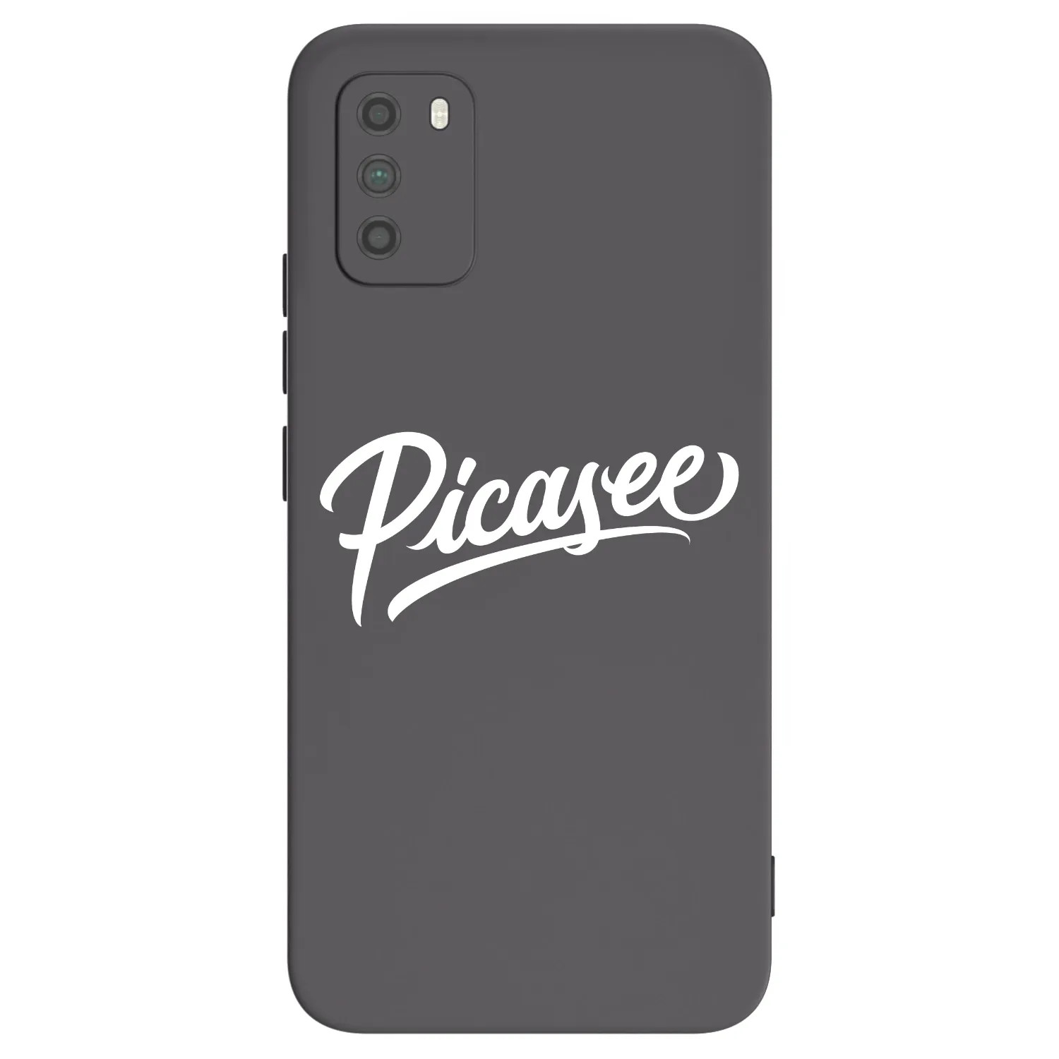 Picasee silikonový černý obal pro Xiaomi Poco M3 - Picasee - old logo - white