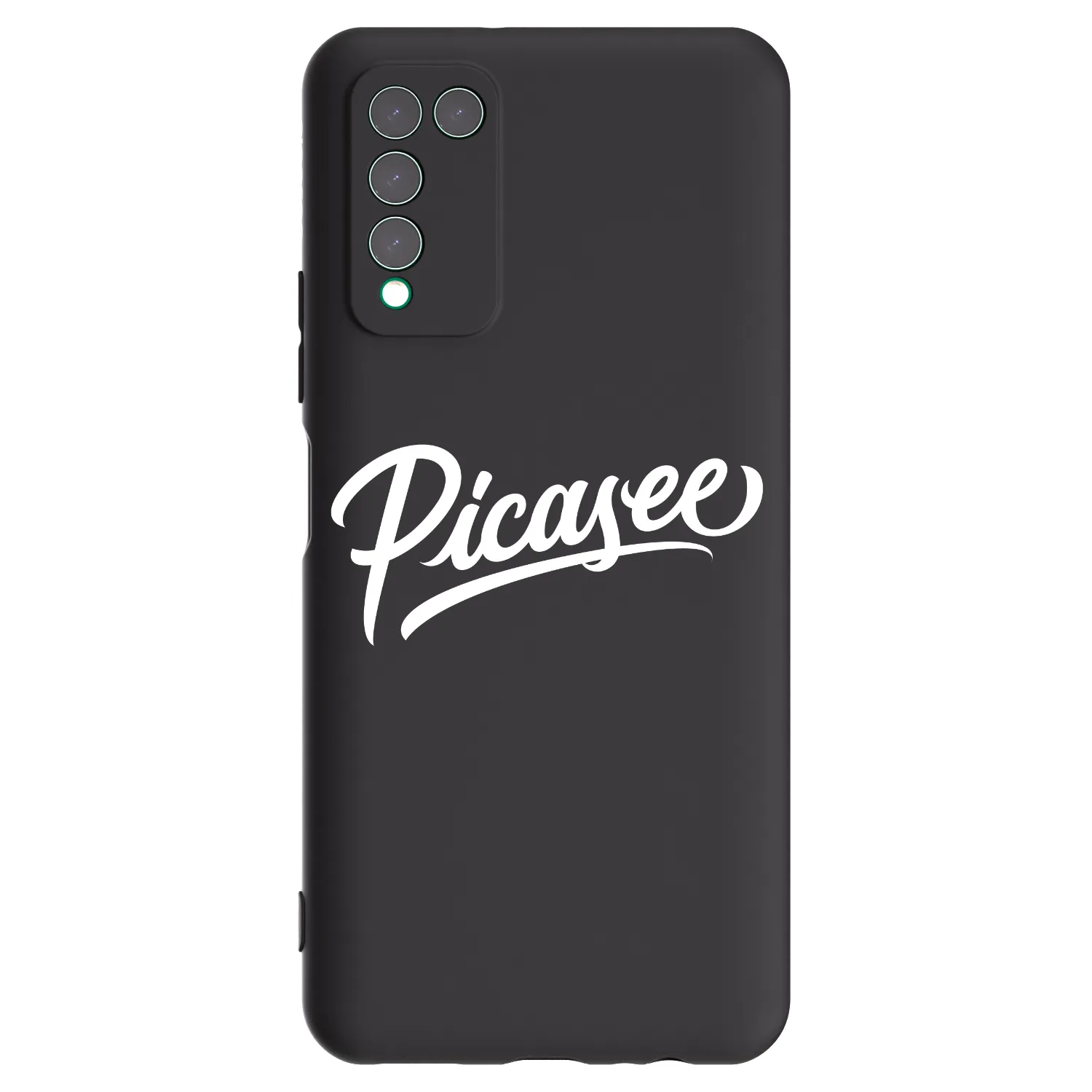 Picasee silikonový černý obal pro Honor 10X Lite - Picasee - old logo - white