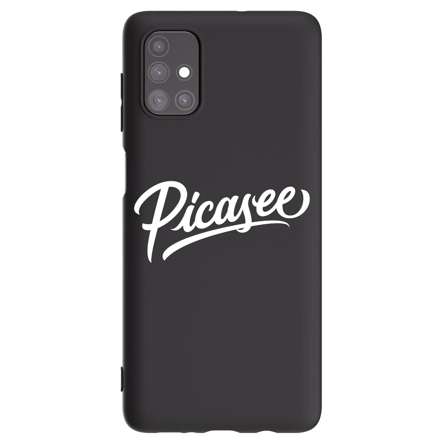 Picasee silikonový černý obal pro Samsung Galaxy M51 M515F - Picasee - old logo - white