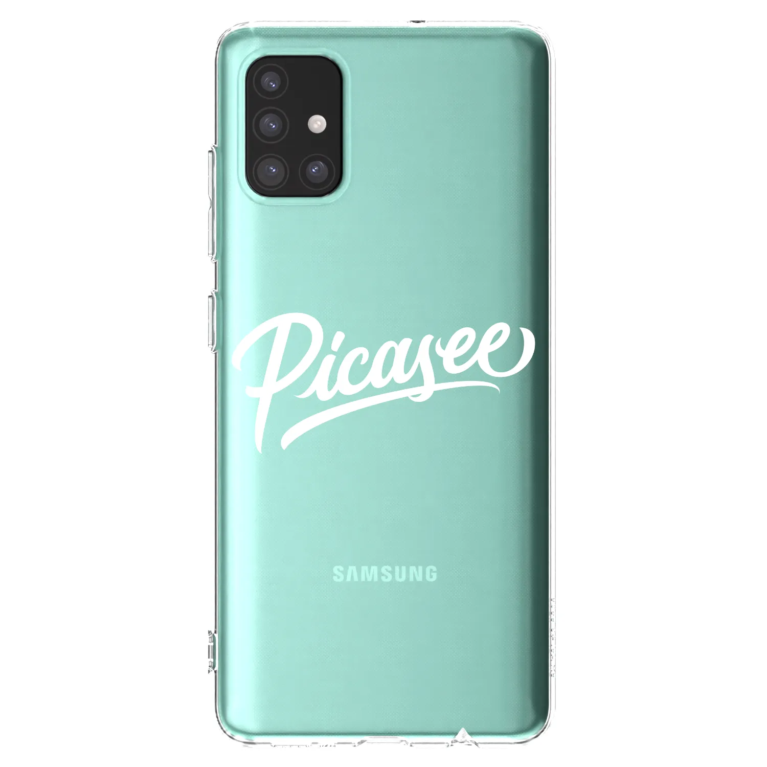 Picasee silikonový průhledný obal pro Samsung Galaxy M51 M515F - Picasee - old logo - white