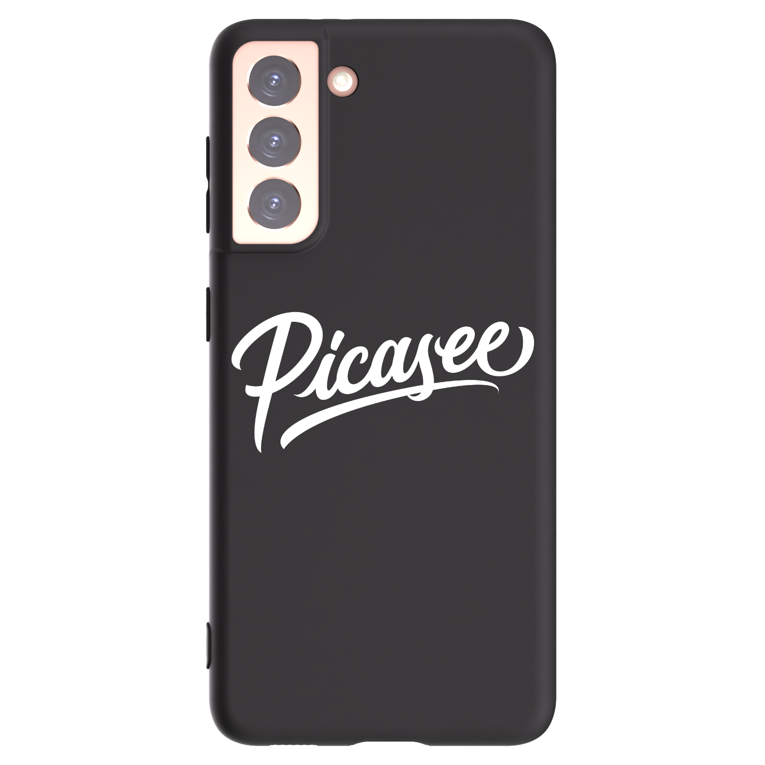 Picasee silikonový černý obal pro Samsung Galaxy S21 5G G991B - Picasee - old logo - white