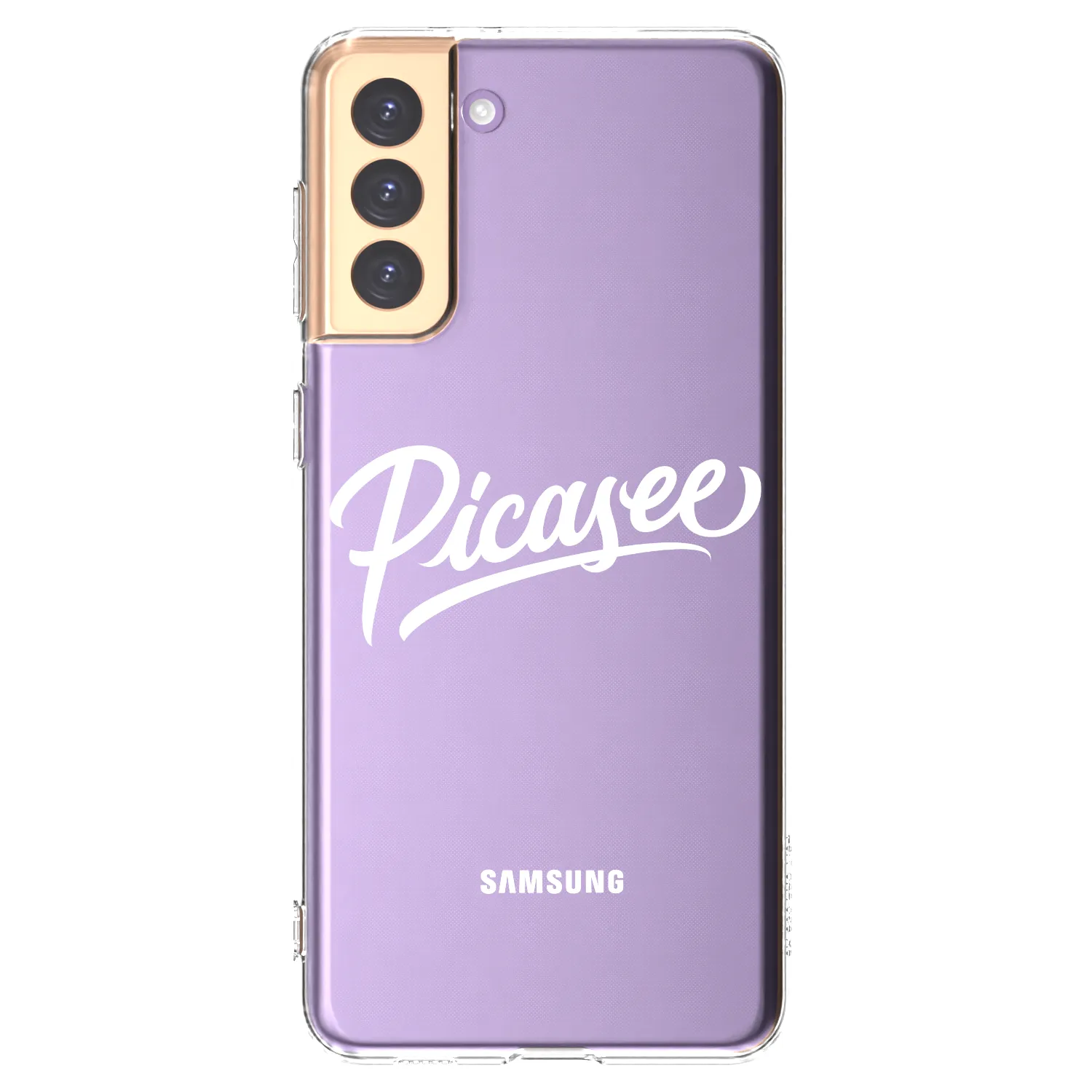 Picasee silikonový průhledný obal pro Samsung Galaxy S21+ 5G G996F - Picasee - old logo - white