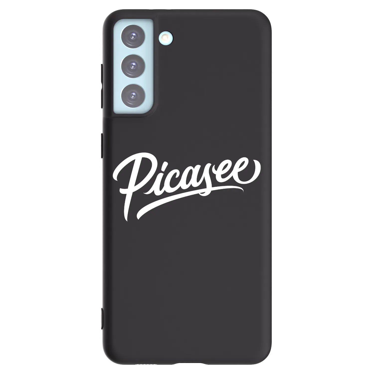 Picasee silikonový černý obal pro Samsung Galaxy S21+ 5G G996F - Picasee - old logo - white