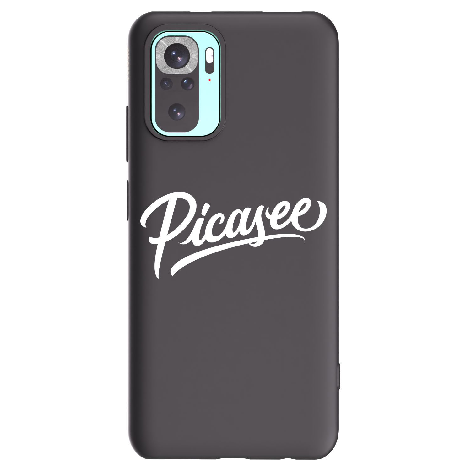 Picasee silikonový černý obal pro Xiaomi Redmi Note 10 Pro - Picasee - old logo - white