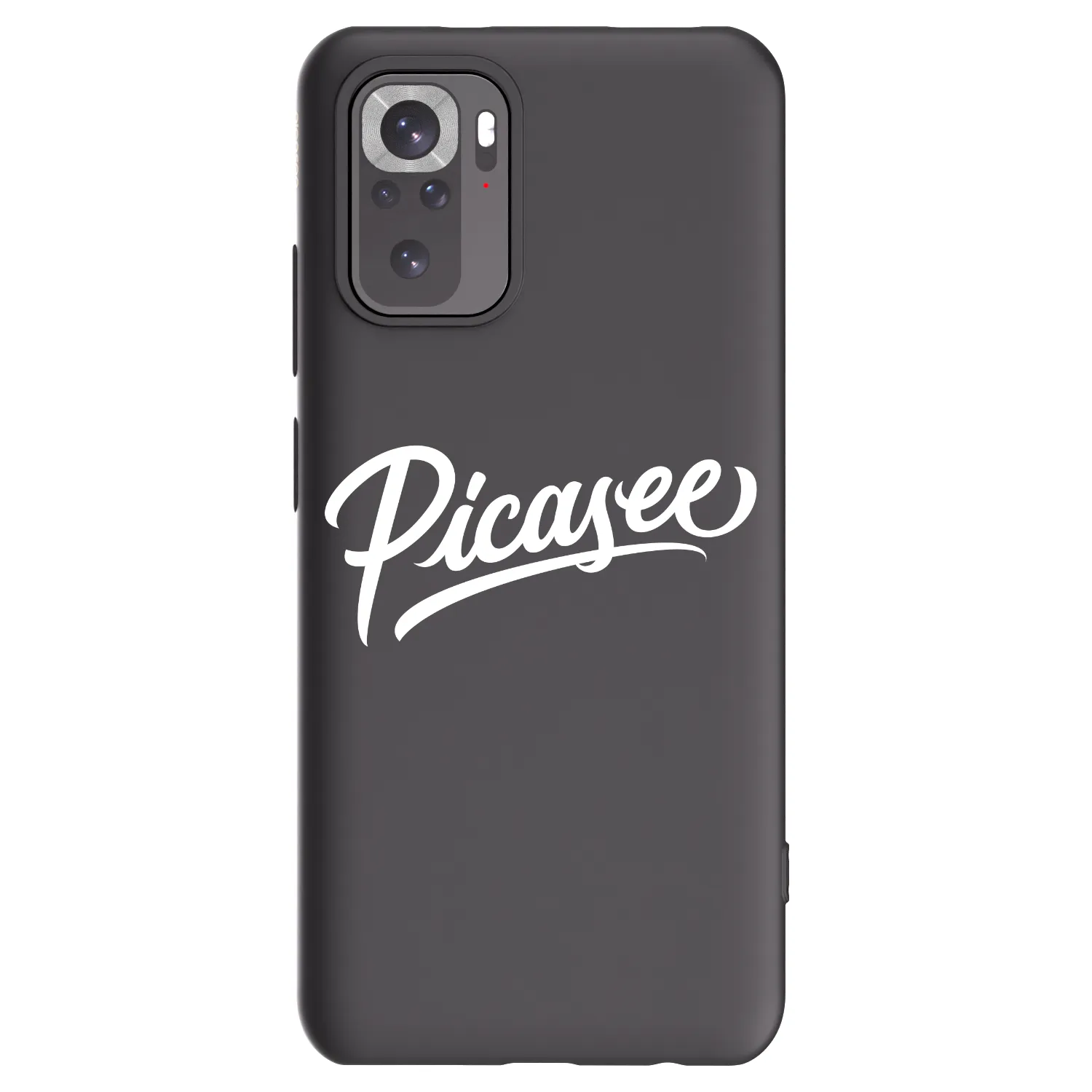 Picasee silikonový černý obal pro Xiaomi Redmi Note 10S - Picasee - old logo - white