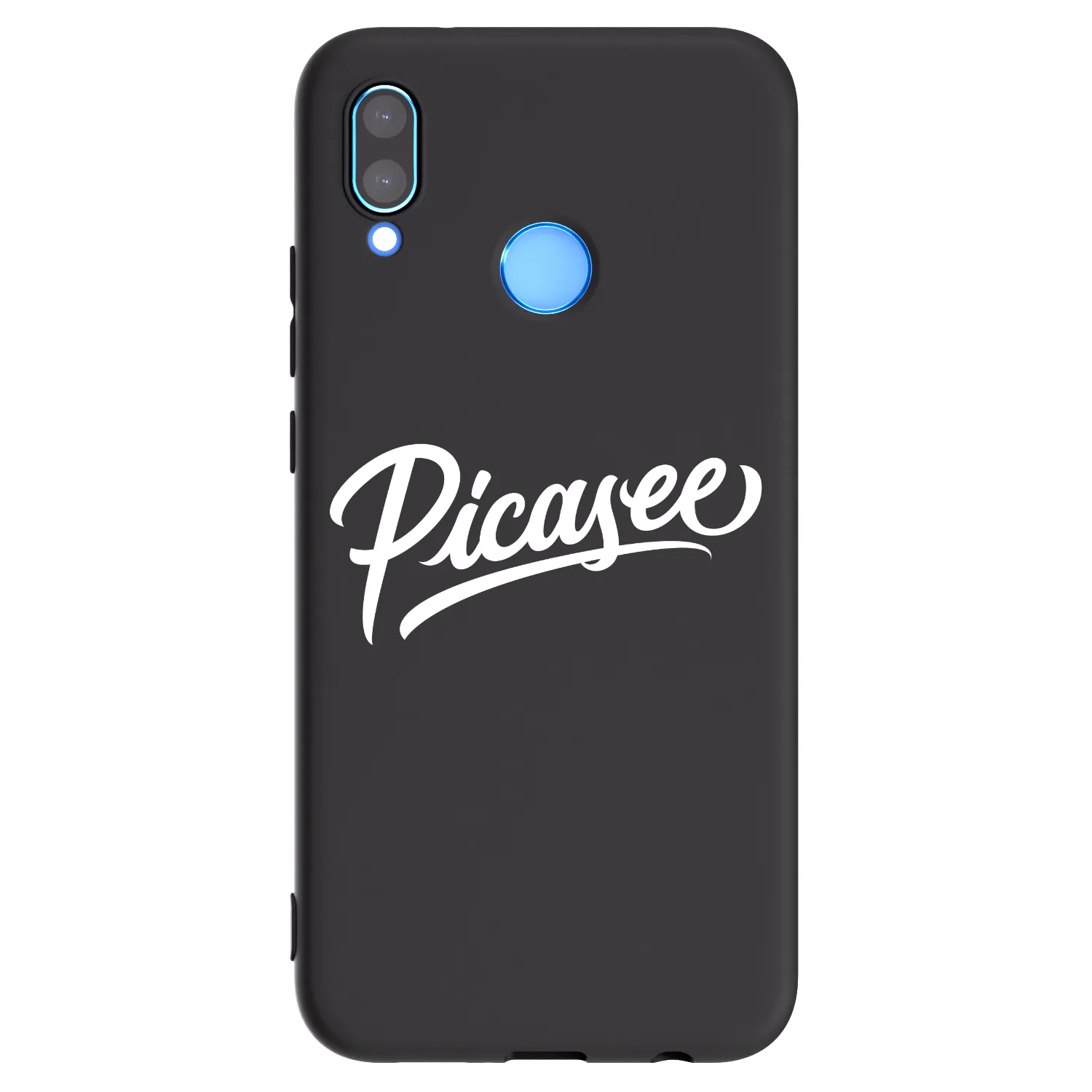 Picasee silikonový černý obal pro Huawei P20 Lite - Picasee - old logo - white