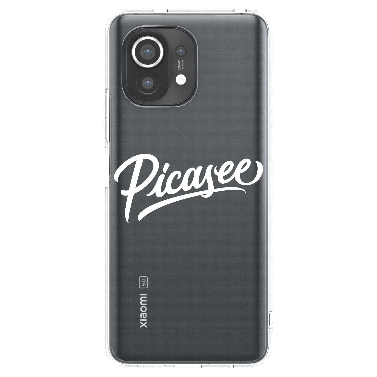 Picasee silikonový průhledný obal pro Xiaomi Mi 11 - Picasee - old logo - white