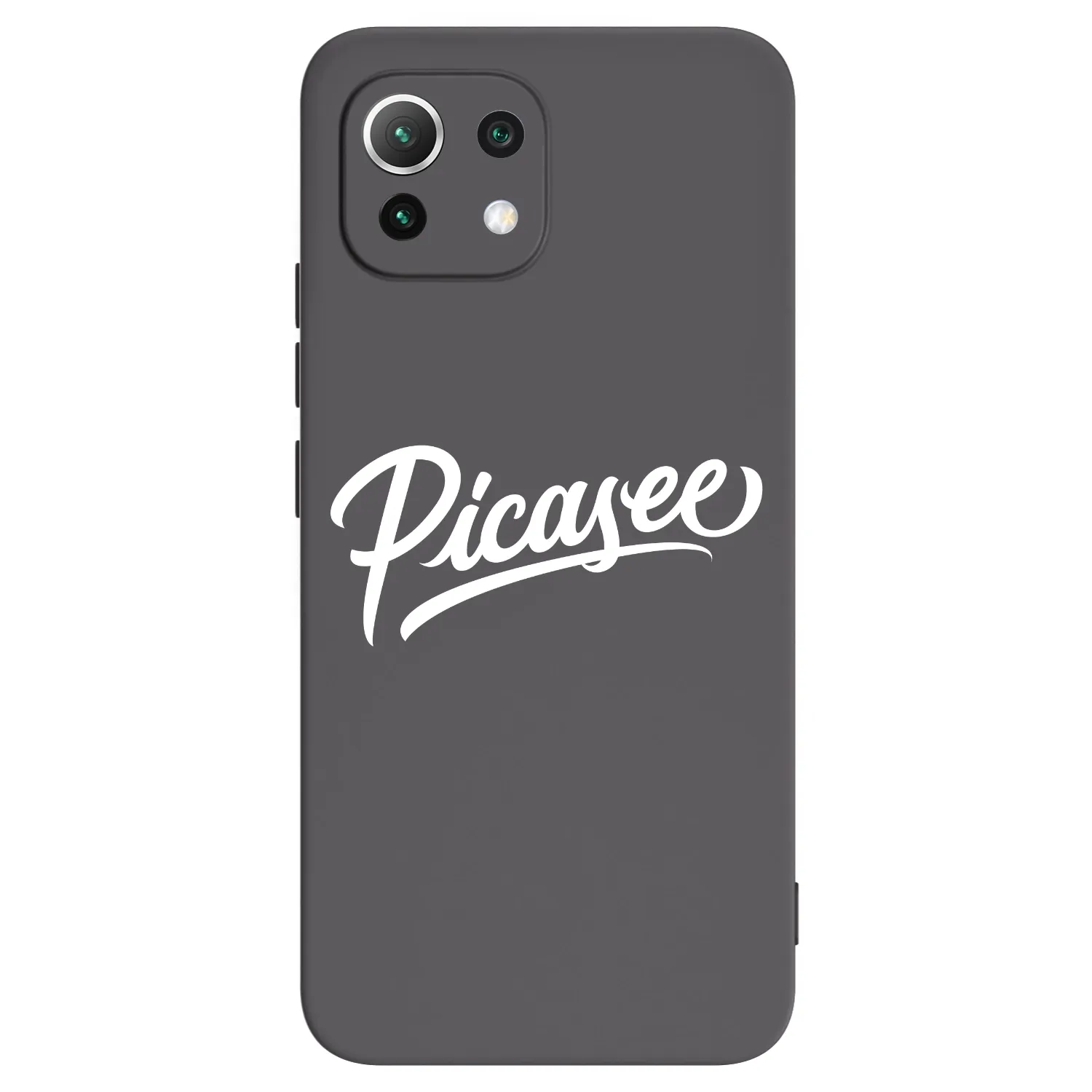 Picasee silikonový černý obal pro Xiaomi Mi 11 Lite - Picasee - old logo - white