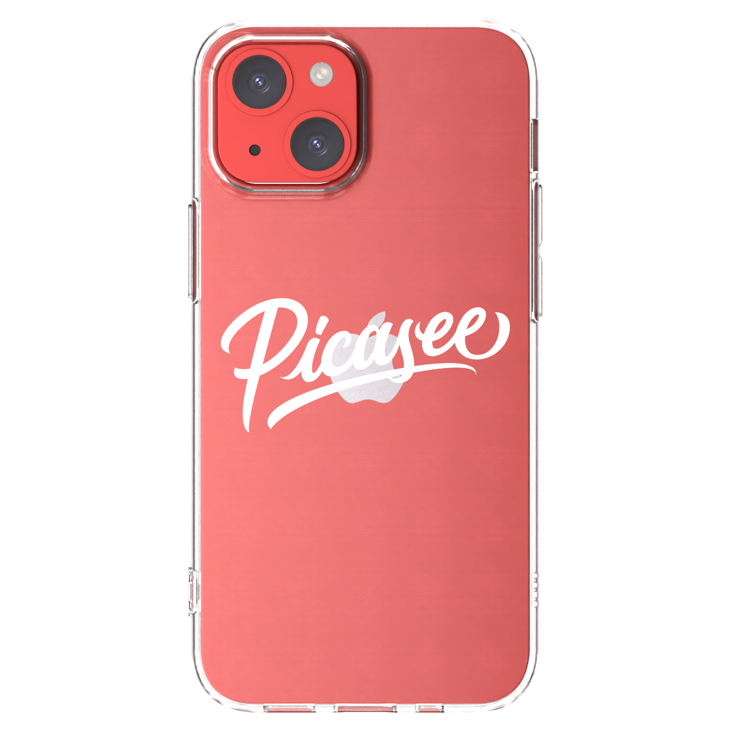 Picasee silikonový průhledný obal pro Apple iPhone 13 mini - Picasee - old logo - white