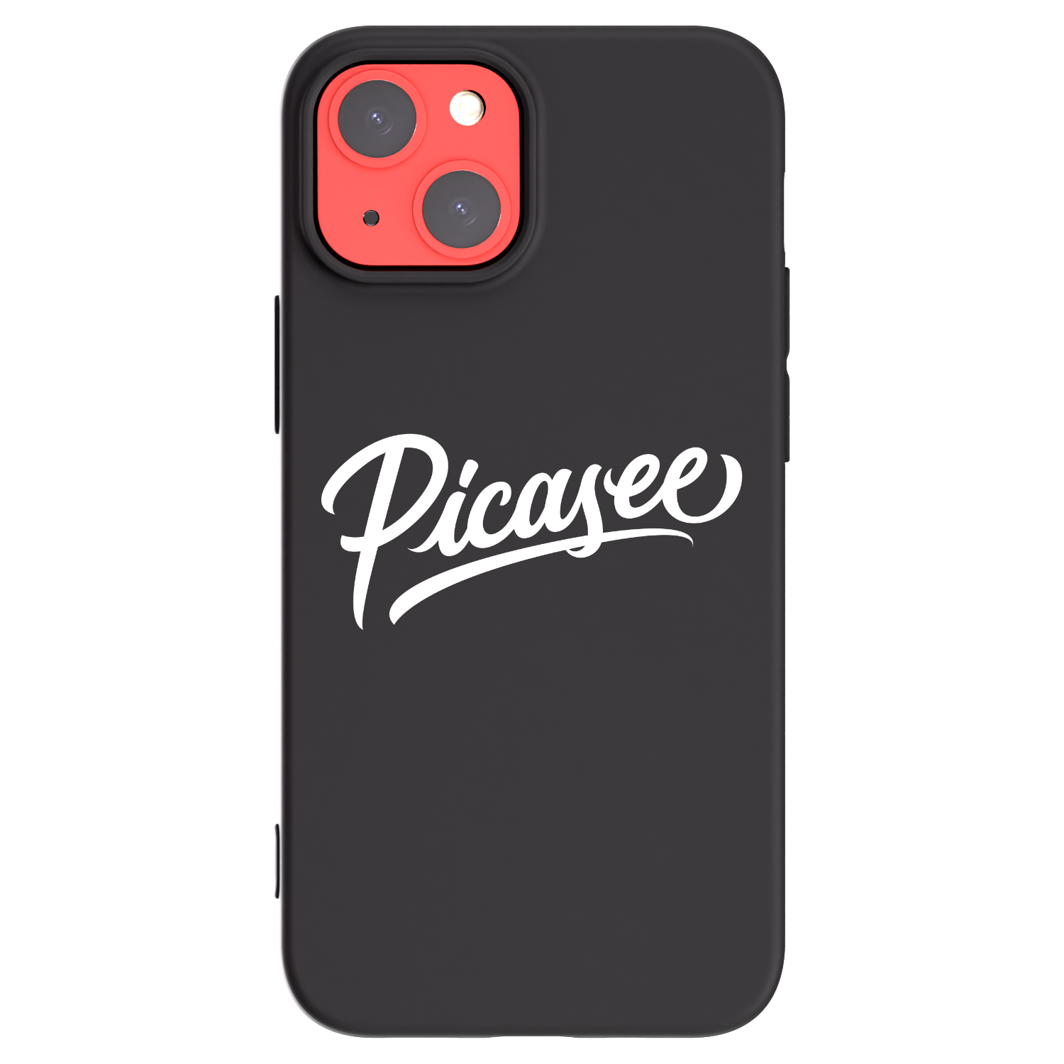 Picasee silikonový černý obal pro Apple iPhone 13 mini - Picasee - old logo - white