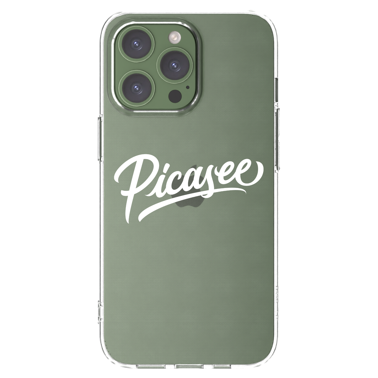 Picasee silikonový průhledný obal pro Apple iPhone 13 Pro - Picasee - old logo - white