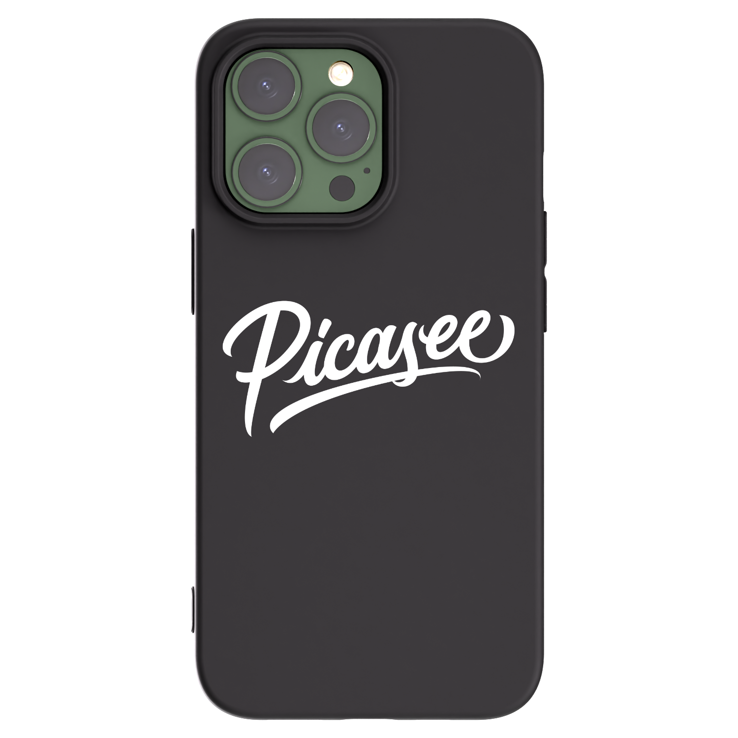 Picasee silikonový černý obal pro Apple iPhone 13 Pro - Picasee - old logo - white