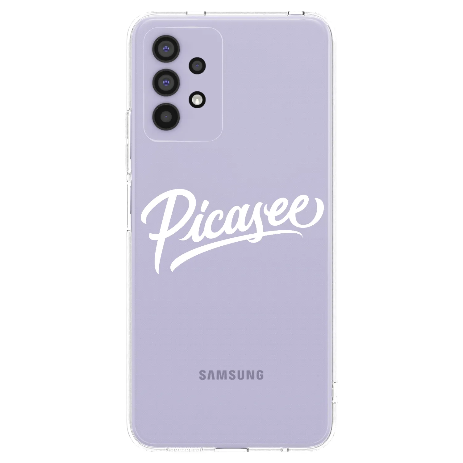 Picasee silikonový průhledný obal pro Samsung Galaxy A32 4G SM-A325F - Picasee - old logo - white