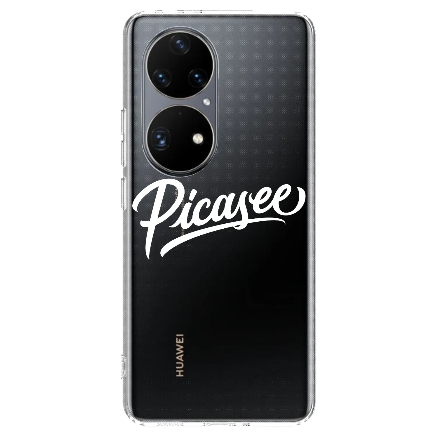 Picasee silikonový průhledný obal pro Huawei P50 - Picasee - old logo - white