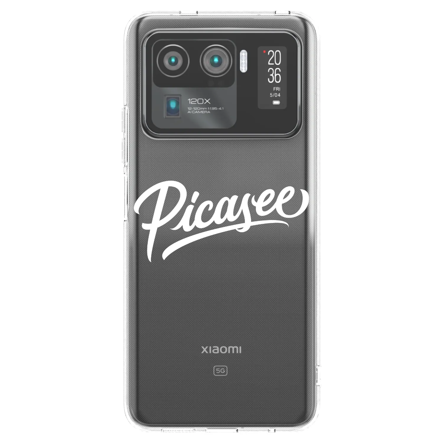Picasee silikonový průhledný obal pro Xiaomi Mi 11 Ultra - Picasee - old logo - white