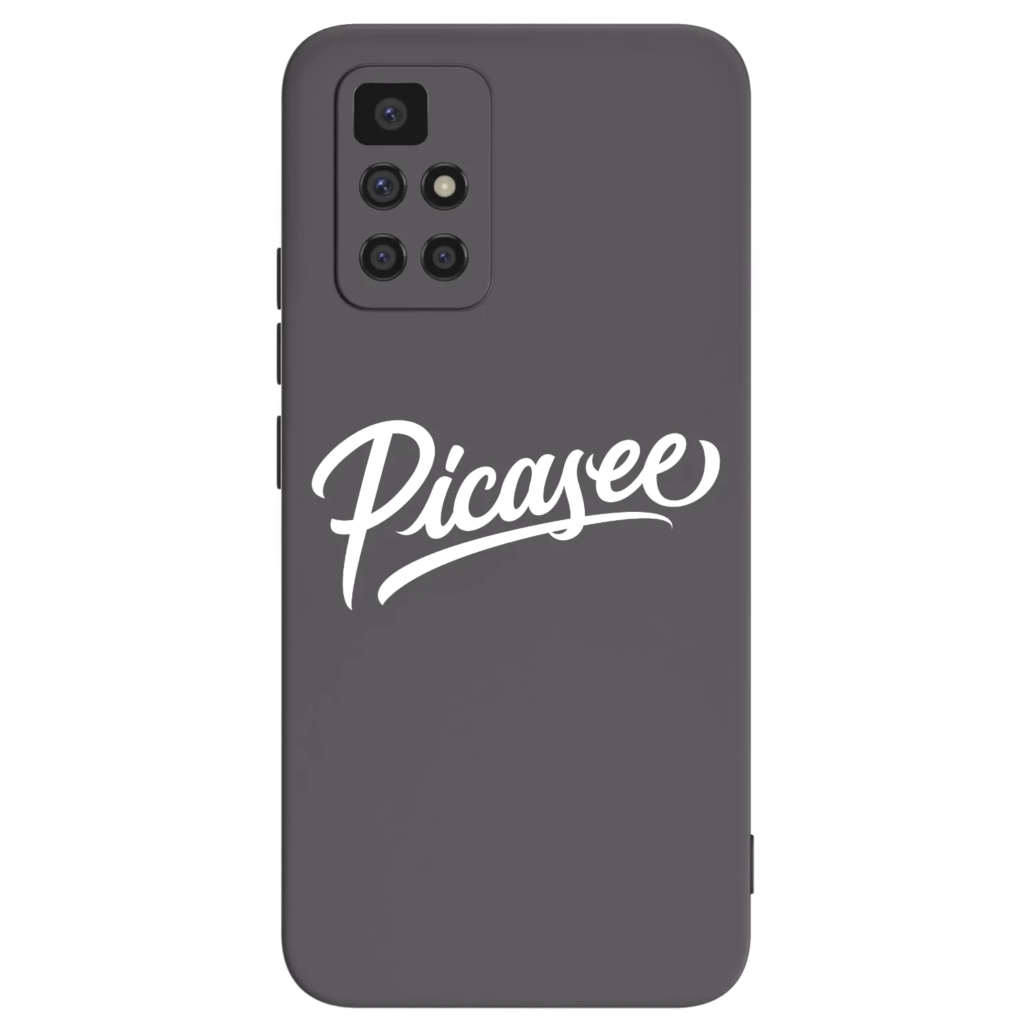 Picasee silikonový černý obal pro Xiaomi Redmi 10 - Picasee - old logo - white