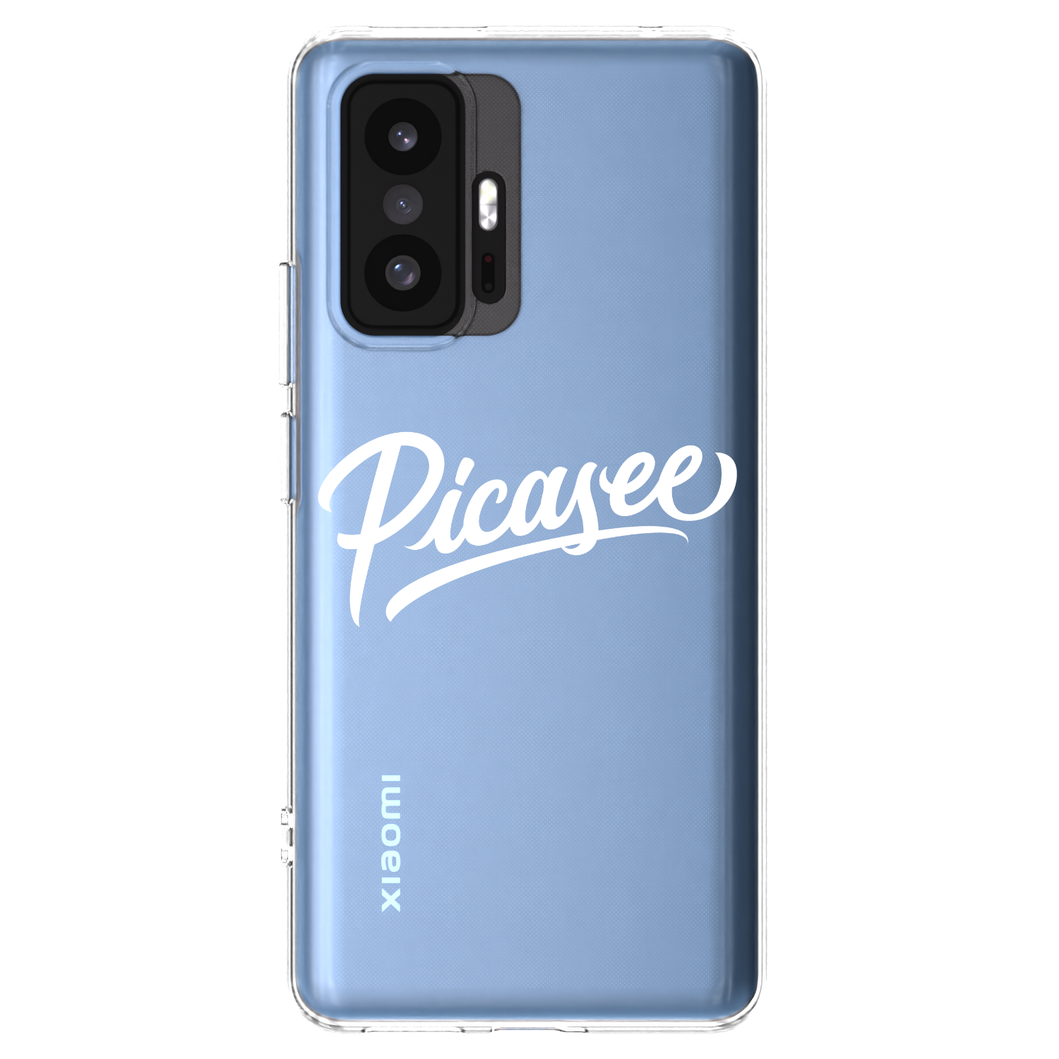 Picasee silikonový průhledný obal pro Xiaomi 11T Pro - Picasee - old logo - white