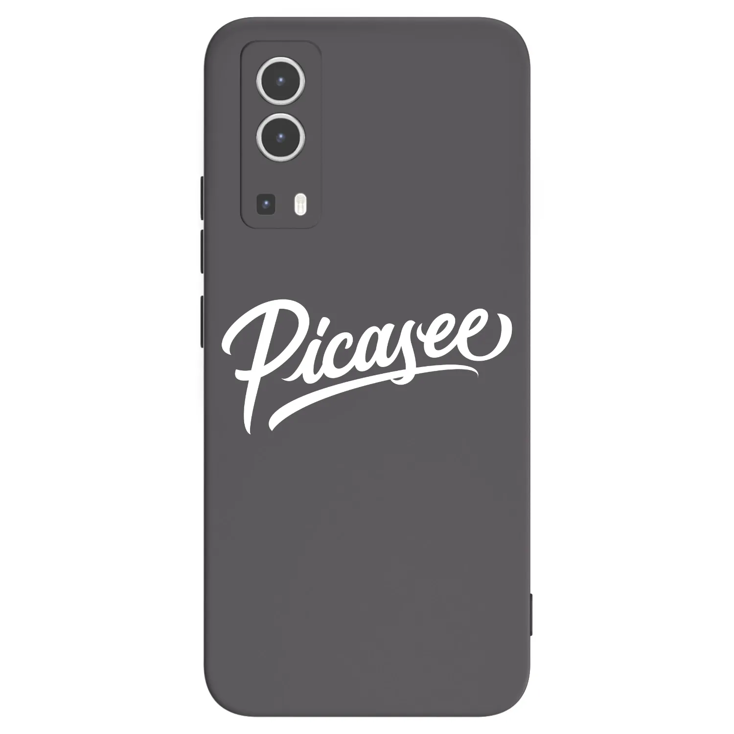 Picasee silikonový černý obal pro Vivo Y72 5G - Picasee - old logo - white