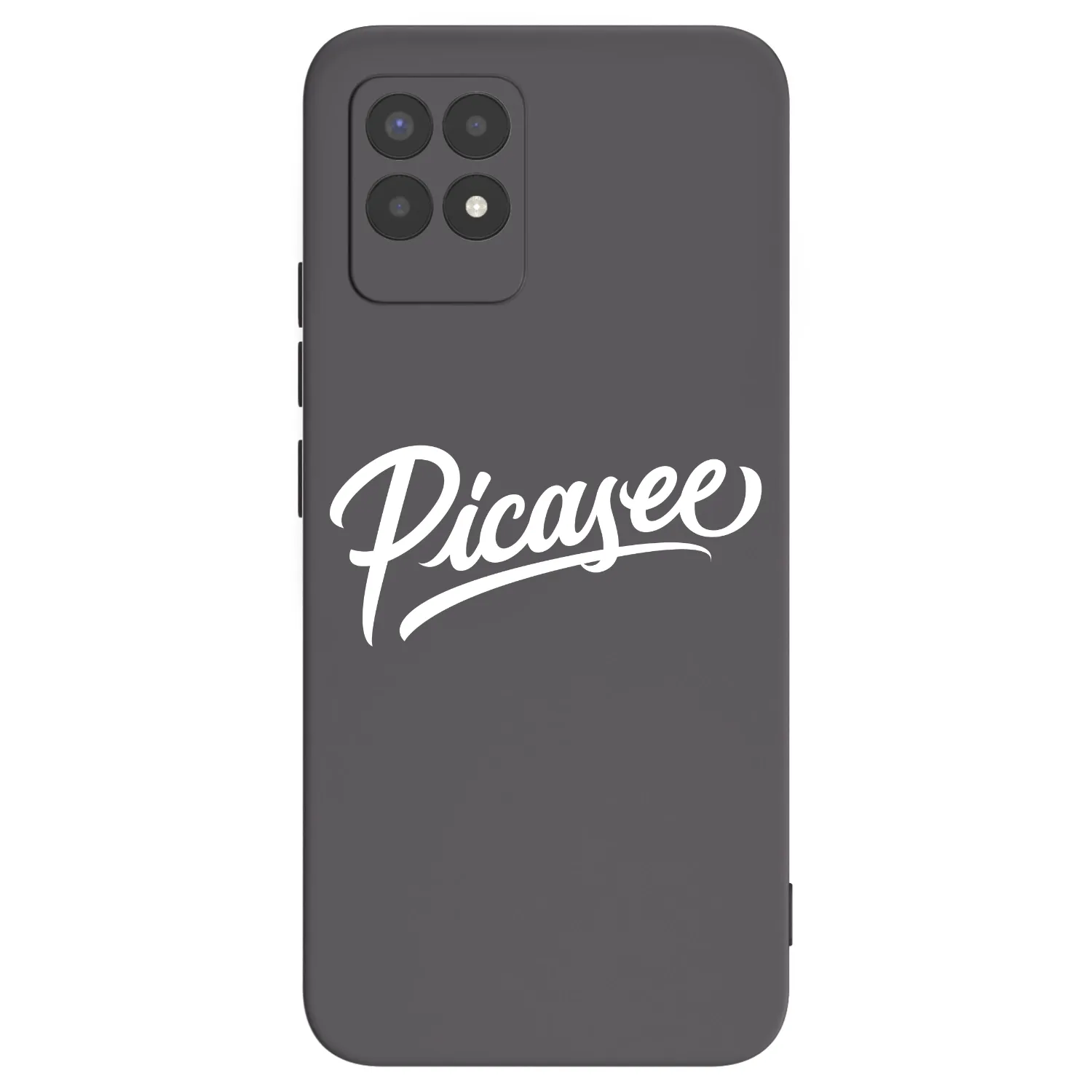 Picasee silikonový černý obal pro Realme 8i - Picasee - old logo - white