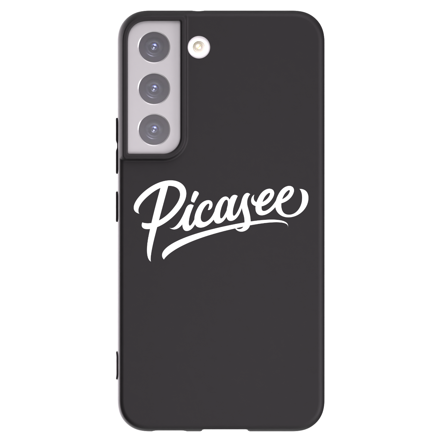 Picasee silikonový černý obal pro Samsung Galaxy S22 5G - Picasee - old logo - white