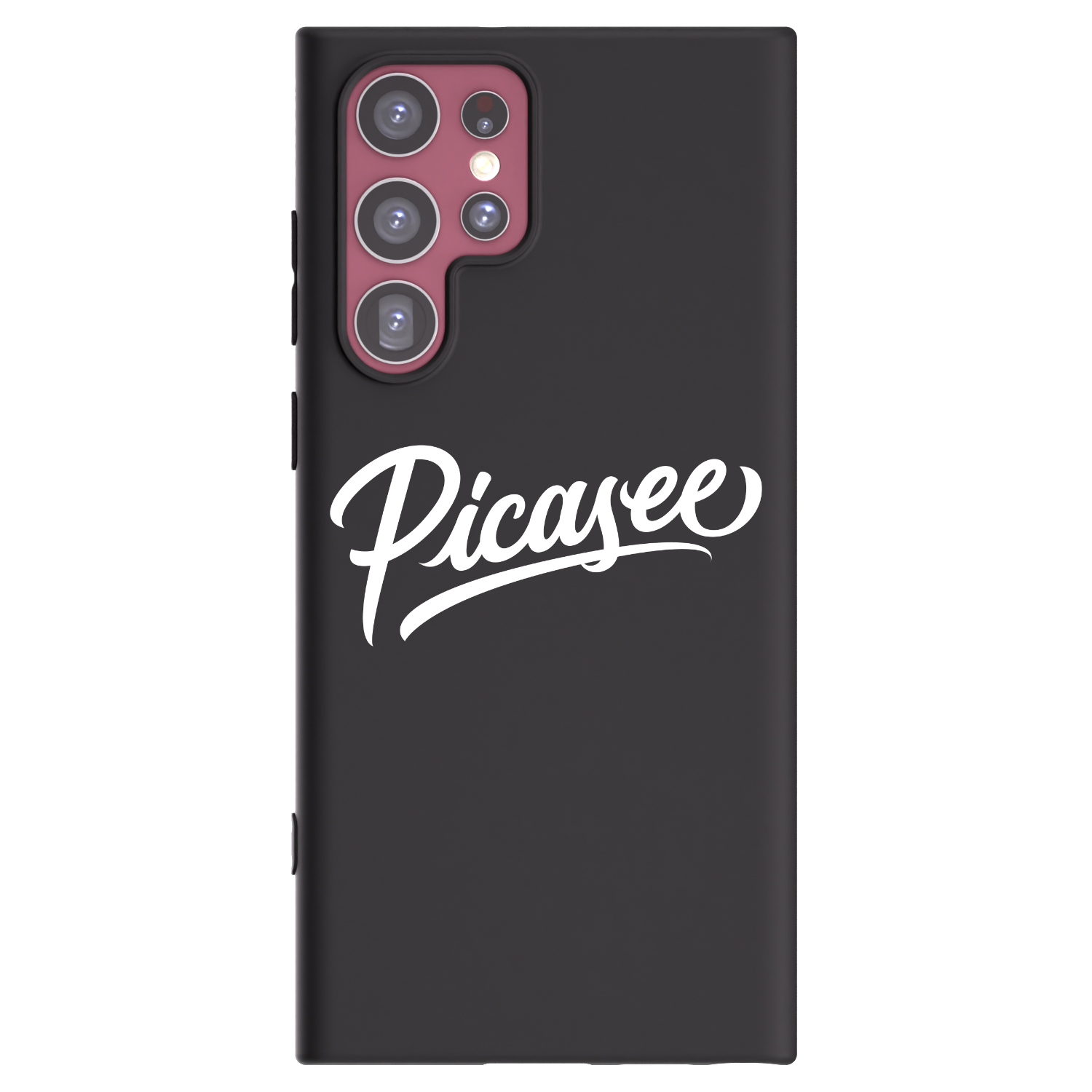 Picasee silikonový černý obal pro Samsung Galaxy S22 Ultra 5G - Picasee - old logo - white