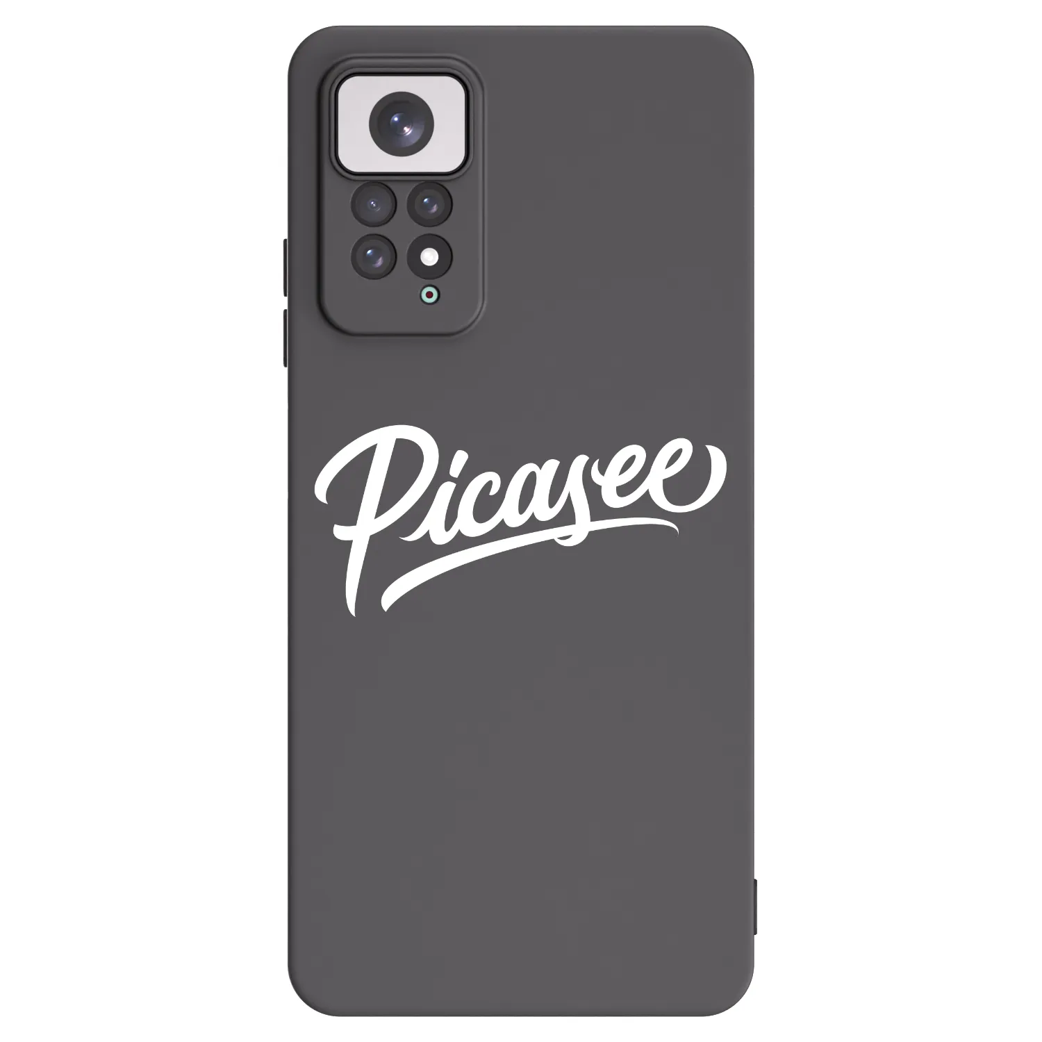Picasee silikonový černý obal pro Xiaomi Redmi Note 11 - Picasee - old logo - white