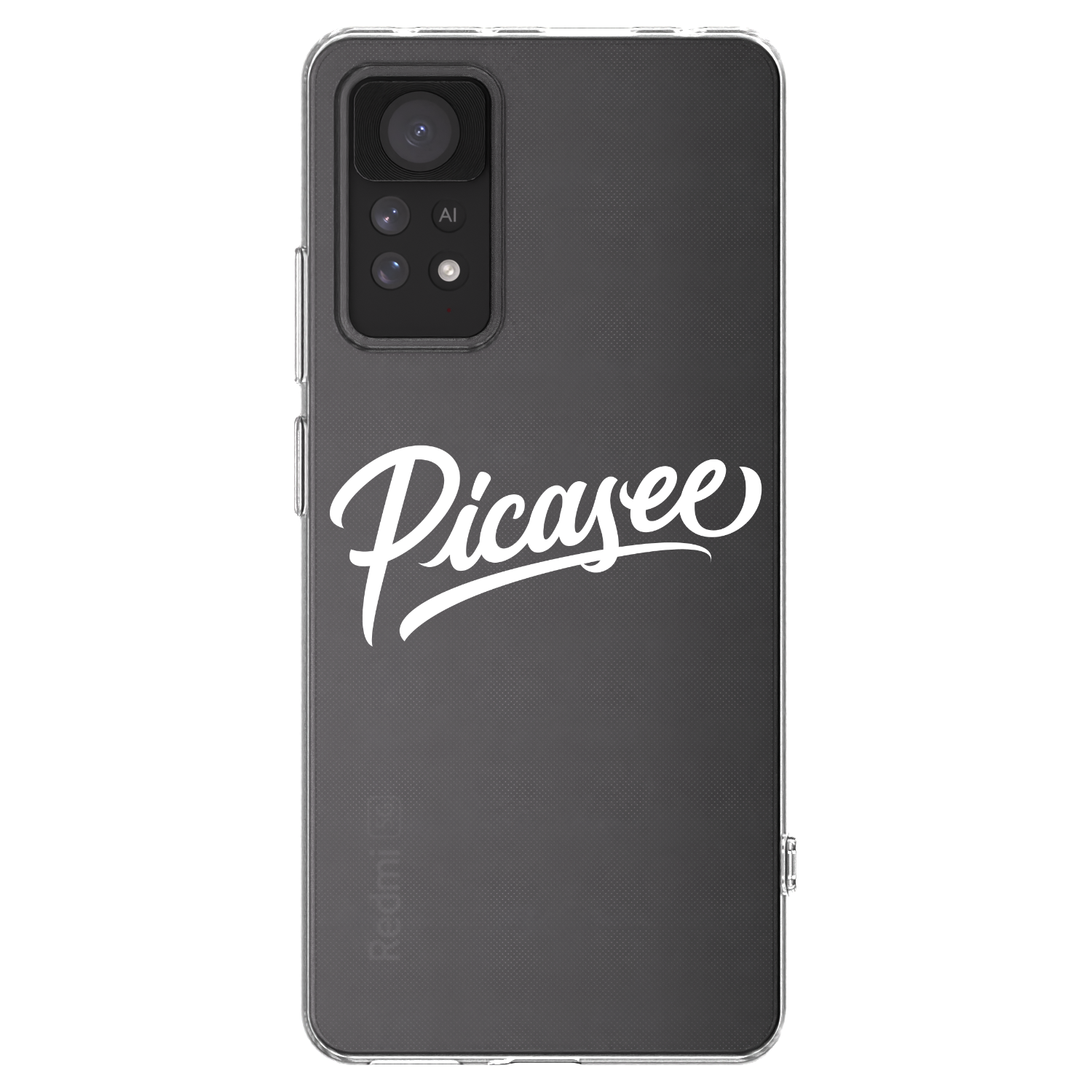 Picasee silikonový průhledný obal pro Xiaomi Redmi Note 11 Pro - Picasee - old logo - white