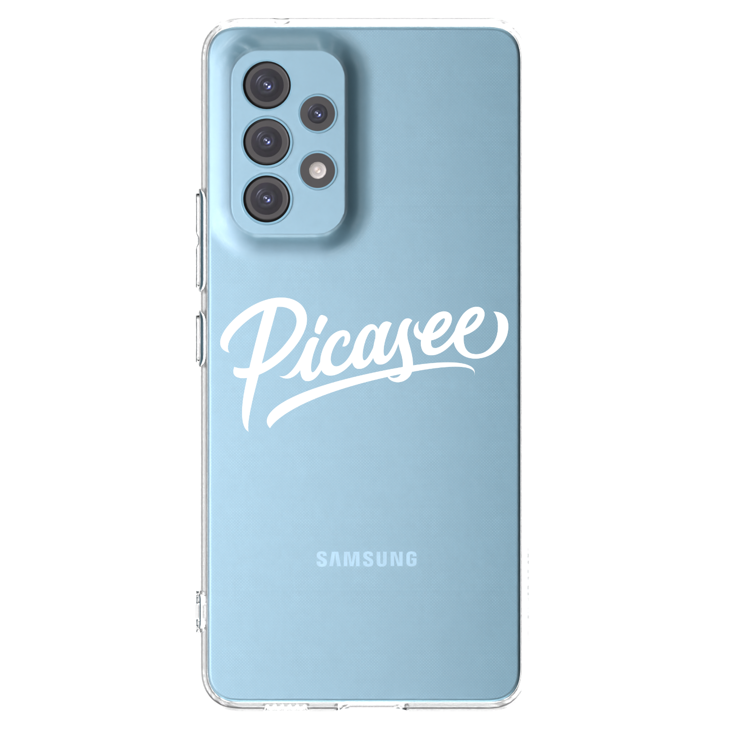Picasee silikonový průhledný obal pro Samsung Galaxy A53 5G A536 - Picasee - old logo - white
