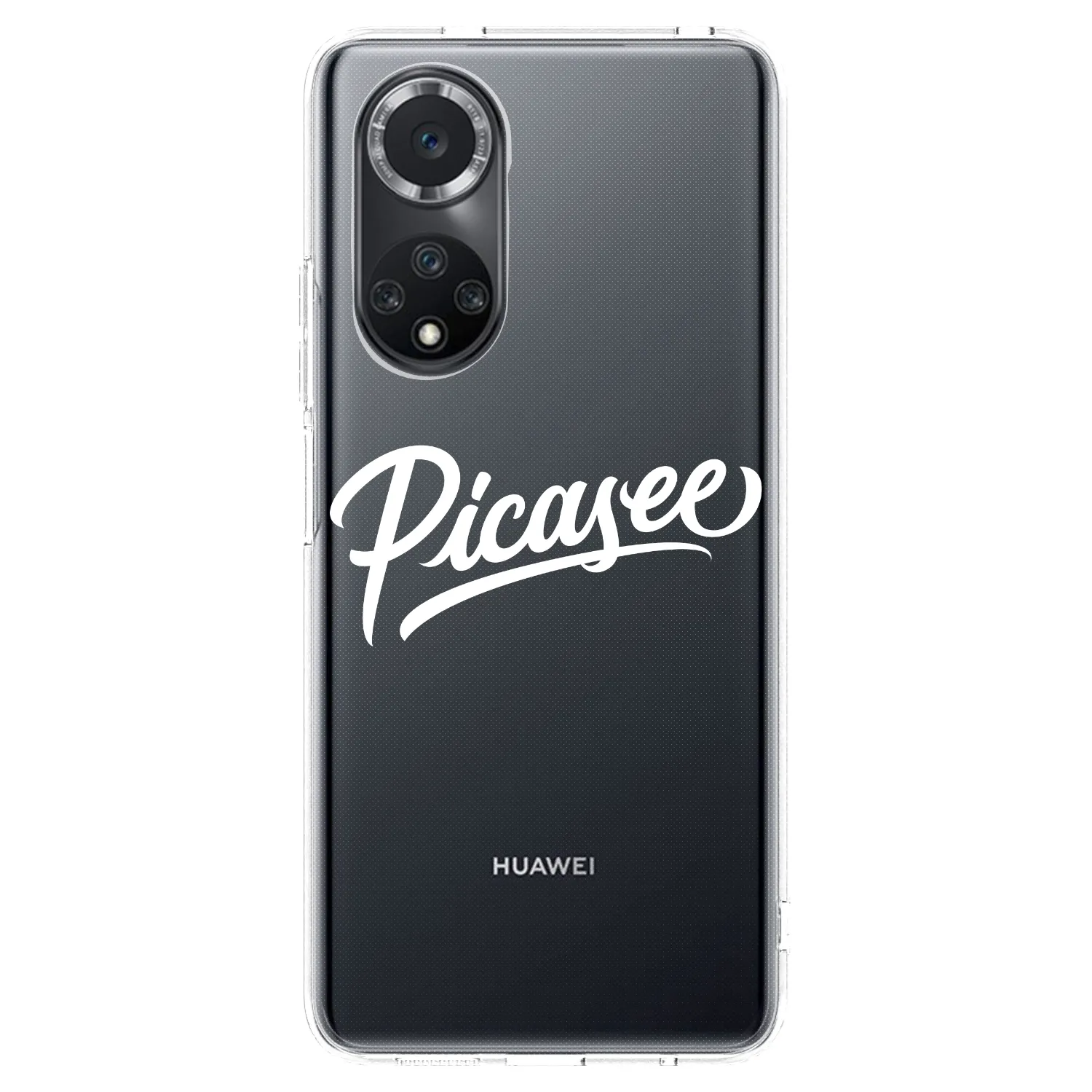 Picasee silikonový průhledný obal pro Huawei Nova 9 SE - Picasee - old logo - white