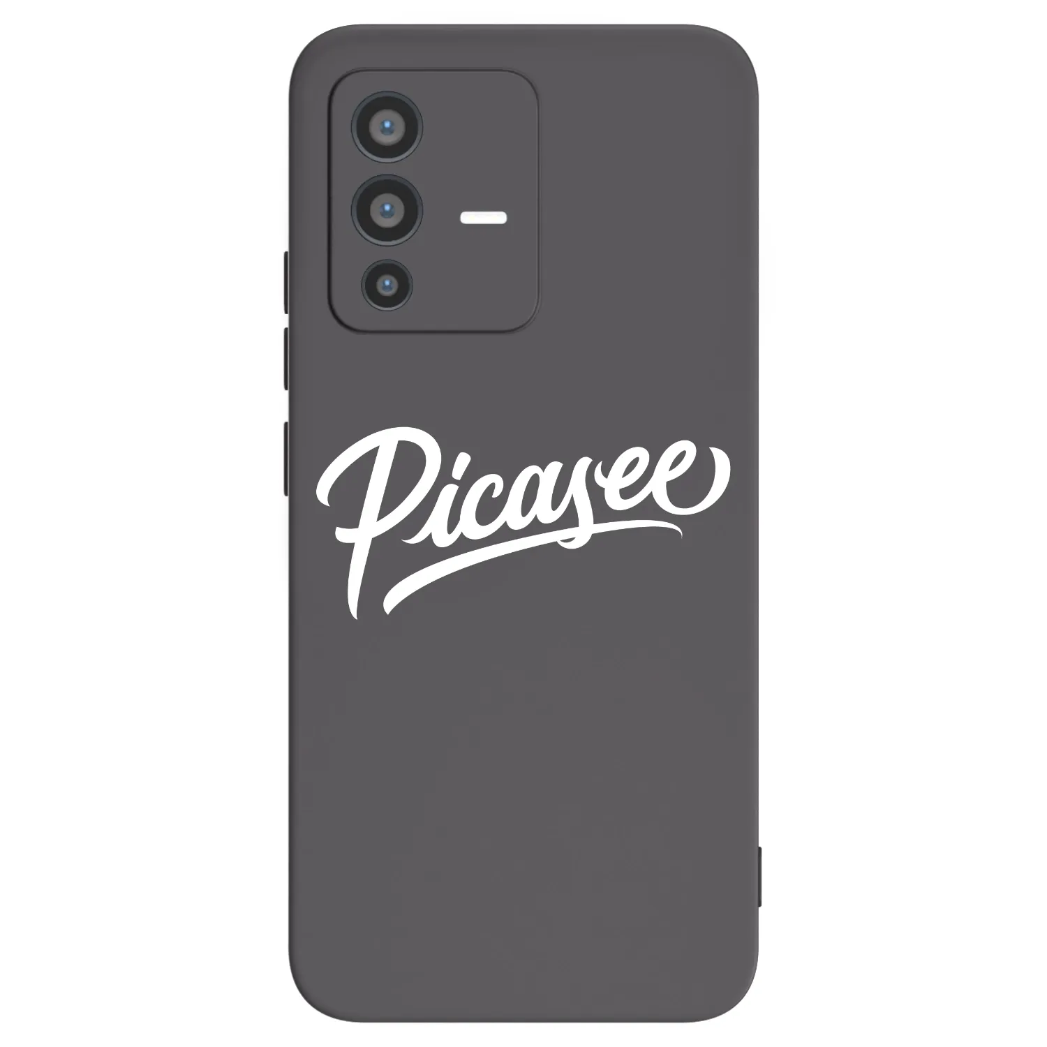 Picasee silikonový černý obal pro Vivo V23 5G - Picasee - old logo - white